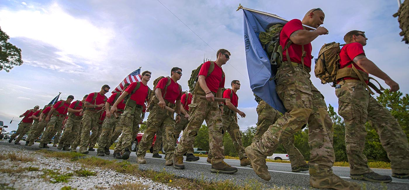 Air Commandos march 812 miles to honor fallen