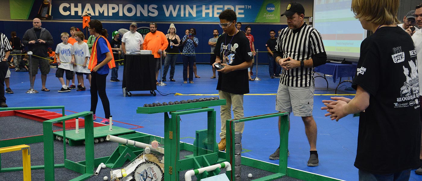 Local students face off in robotics competition