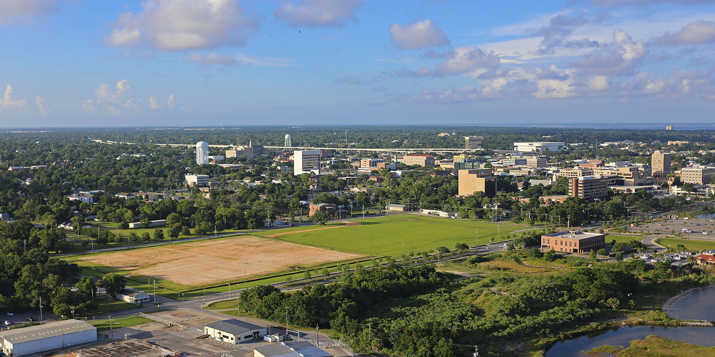 The 19-acre Main Street property is the largest vacant property in downtown Pensacola. (Drew Buchanan/The Pulse)