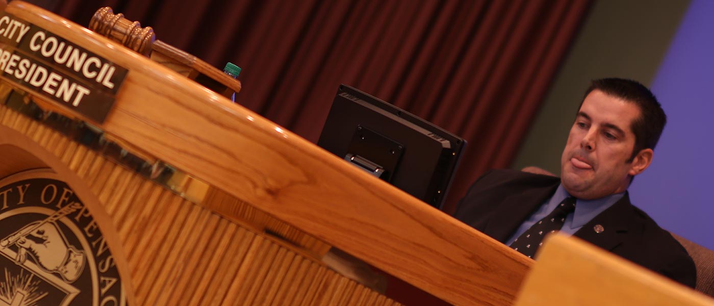Bare caps productive four-year term on Pensacola City Council