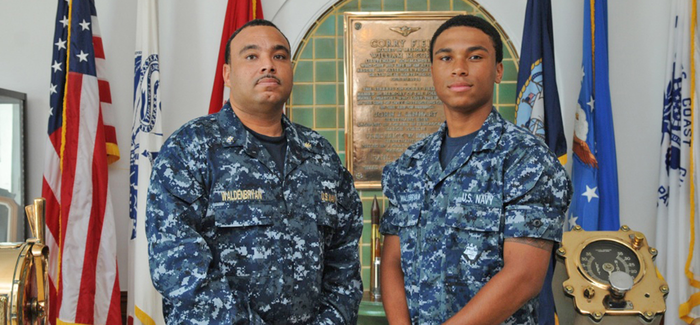 Father and son reunite at Pensacola’s Corry Station