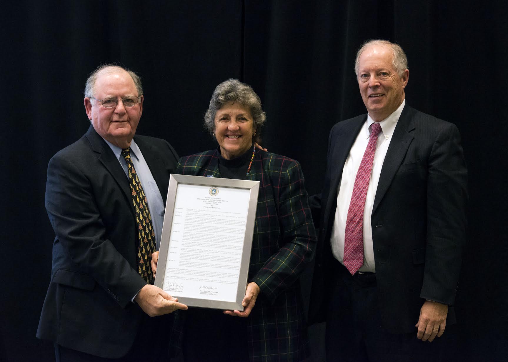 University of West Florida names Bense President Emeritus