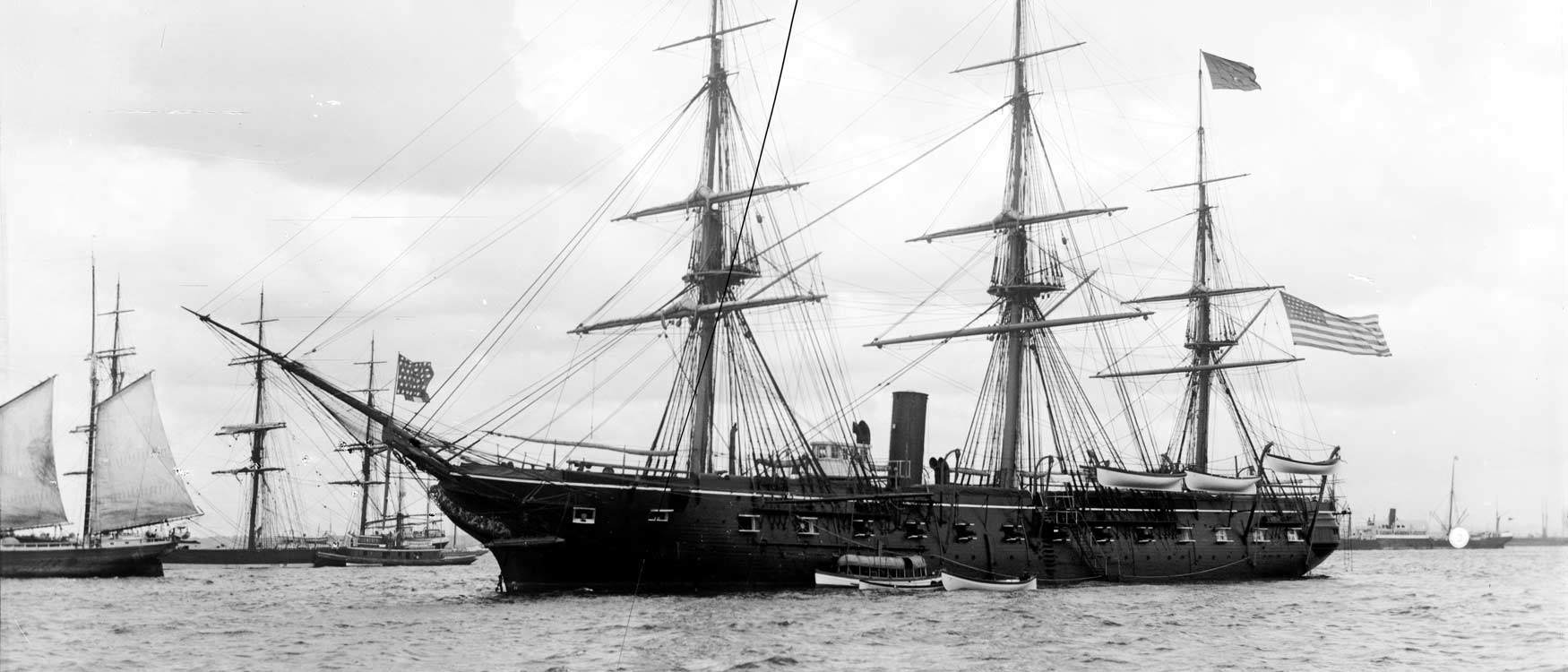 Incredible photos of the first USS Pensacola, commissioned this week in 1859