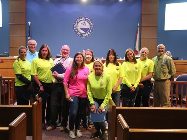 Volunteers Honored for the 2021 Sea Turtle Nesting Season Sea Turtle Nesting Season volunteers