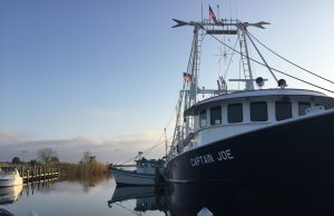 Pensacola’s Got the Good Stuff Joe Patti shrimp boat docked outside Joe Patti's Seafood market in Pensacola, FL.