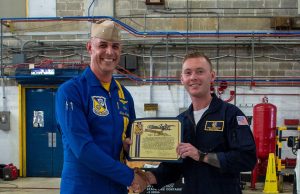 Wes Tegtmeyer Earns his Blue Angels’ Crest