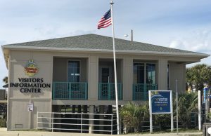 Cooling off at the Pensacola Beach Visitor Center