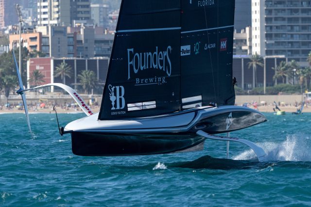 September 07, 2024. Race Day 7 of the Louis Vuitton Cup. NYYC AMERICAN MAGIC