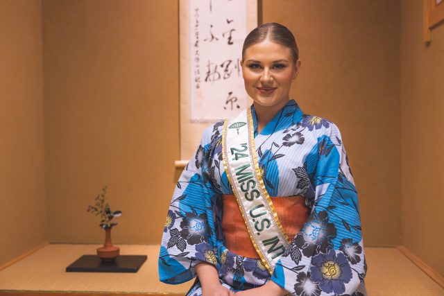 Miss US International visit to Japan House