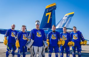 Hockey Meets Aviation: Ice Flyers’ Latest Jersey Pays Homage to Blue Angels’ Jets