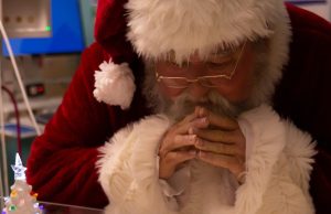 Santa’s Visit Brings Wonder to the NICU at Studer Family Children’s Hospital