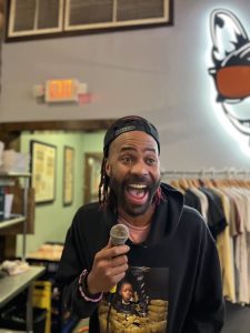 Man has fun at The Dog House restaurant in Pensacola
