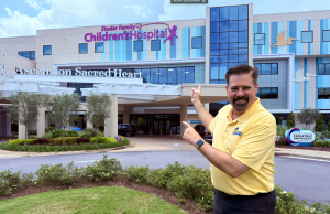Brent Lane’s Full-Circle Moment: From NICU Dad to Champion for Studer Family Children’s Hospital