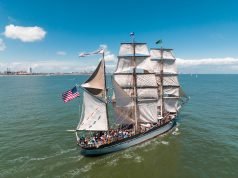 Historic 1877 Tall Ship Elissa Visits Pensacola During National Sail 250 Tour