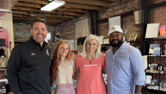 Mayor Reeves visits Small Business Owners on West Garden Street