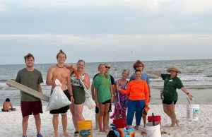 Santa Rosa County 4-H youth volunteers remove 158 pounds of marine debris from Navarre Beach